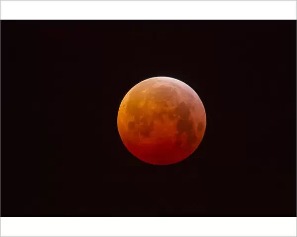 Super Blood Wolf Moon or Blood Moon Eclipse so called because a Lunar eclipse is appearing