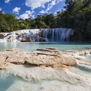 Otulun River. Agua Azul Waterfalls Protected Natural Area. Chiapas. Mexico