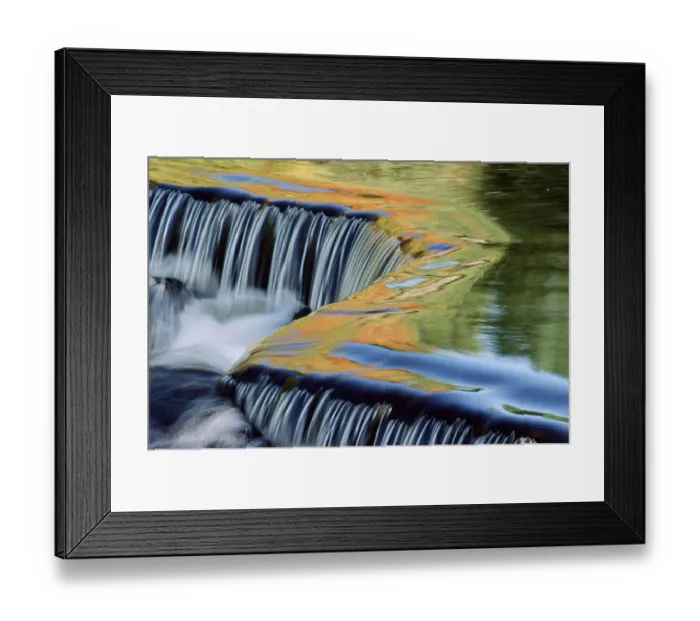 Framed Print : Autumn colours reflected in river water, Ontonagon River, flows into Lake Superior. Michigan, USA Framed Print : Autumn colours reflected in river water, Ontonagon River, flows into Lake Superior. Michigan, USA