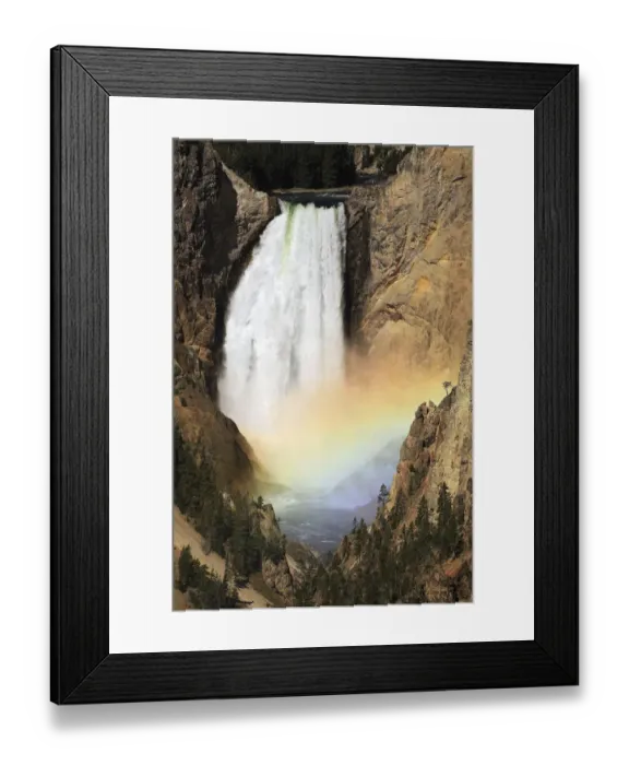 Framed Print : Lower Yellowstone Falls, Yellowstone river Framed Print : Lower Yellowstone Falls, Yellowstone river