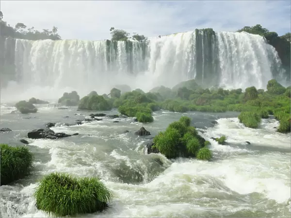 Iguassu Falls at Iguacu National Park, Foz do Iguacu, Parana State, Southern Brazil