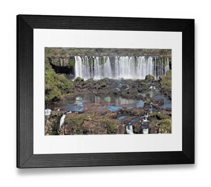 Framed Print : Salto Rivadavia, Iguazu falls, Brazil / Argentina. September 2010 Framed Print : Salto Rivadavia, Iguazu falls, Brazil / Argentina. September 2010