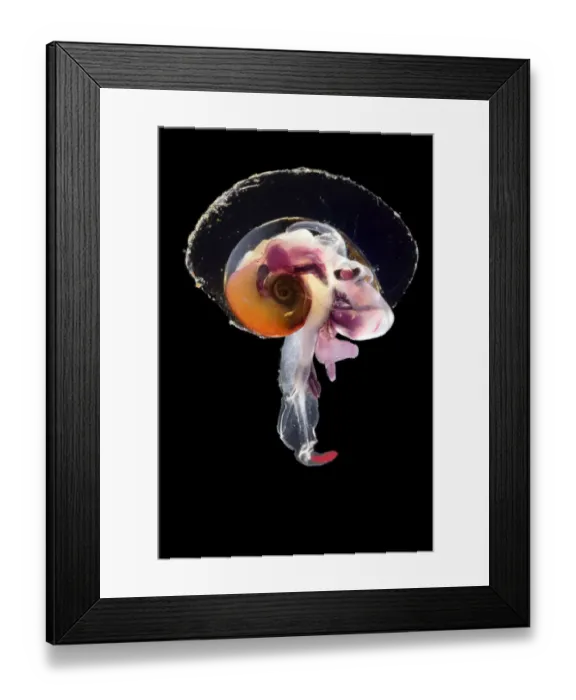 Framed Print : Pelagic mollusc (Oxygyrus keraudreni), captive deep sea species from Atlantic Ocean Framed Print : Pelagic mollusc (Oxygyrus keraudreni), captive deep sea species from Atlantic Ocean