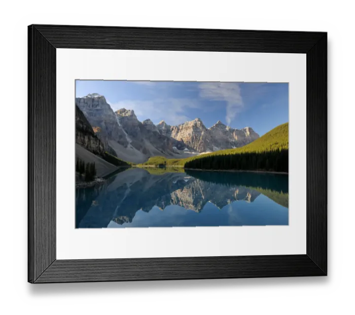 Framed Print : Morraine Lake, in the Valley of the Ten Peaks, Banff National Park, Alberta, Canada Framed Print : Morraine Lake, in the Valley of the Ten Peaks, Banff National Park, Alberta, Canada