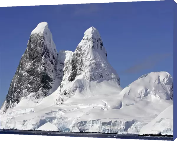 Mountains on the coast of Neumeyer channel, Antarctic Peninsula