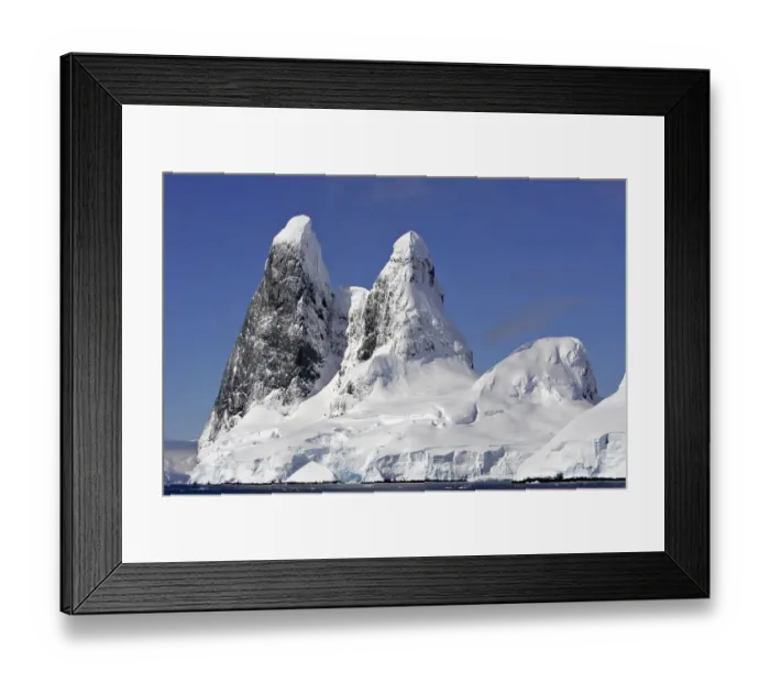 Framed Print : Mountains on the coast of Neumeyer channel, Antarctic Peninsula Framed Print : Mountains on the coast of Neumeyer channel, Antarctic Peninsula