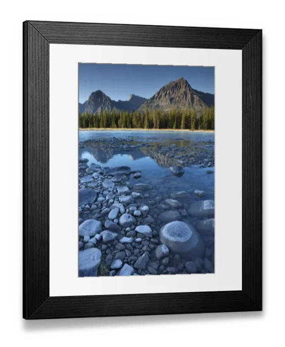 Framed Print : The Athabasca River with Mt Fryatt, Jasper National Park, Alberta, Canada. September 2009 Framed Print : The Athabasca River with Mt Fryatt, Jasper National Park, Alberta, Canada. September 2009