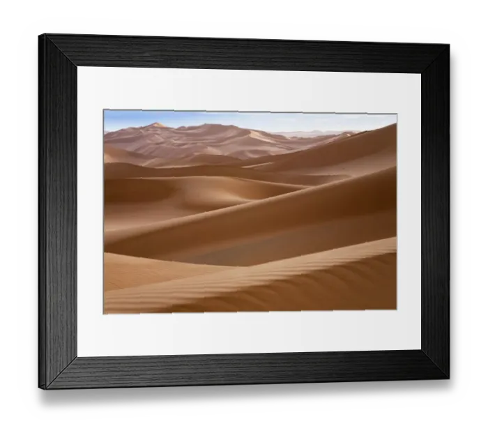 Framed Print : Sand dunes in the Libyan desert at dawn, Sahara, Libya, North Africa, November 2007 Framed Print : Sand dunes in the Libyan desert at dawn, Sahara, Libya, North Africa, November 2007