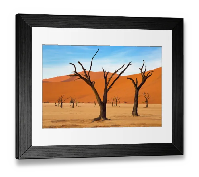 Framed Print : Deadvlei with dead Camel thorn trees, Namib-Naukluft National Park, Namib Desert, Namibia Framed Print : Deadvlei with dead Camel thorn trees, Namib-Naukluft National Park, Namib Desert, Namibia