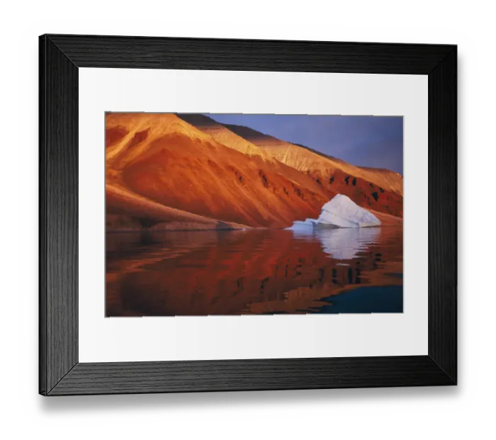 Framed Print : Melting iceberg on coast Qaanaaq, Greenland Framed Print : Melting iceberg on coast Qaanaaq, Greenland
