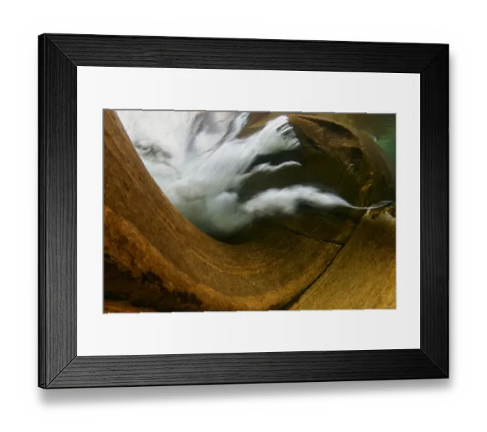 Framed Print : Underwater landscape with turbulence around rocks in shallow water, Verzasca river Framed Print : Underwater landscape with turbulence around rocks in shallow water, Verzasca river