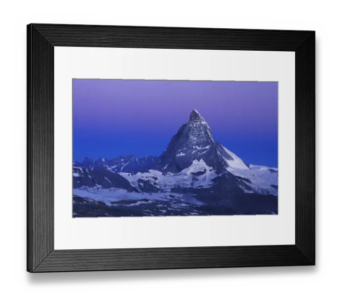 Framed Print : Matterhorn at dawn, Zermatt, Swiss Alps, Switzerland Framed Print : Matterhorn at dawn, Zermatt, Swiss Alps, Switzerland