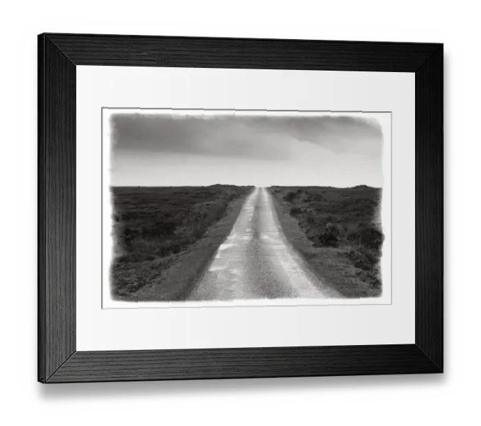 Framed Print : Empty single-track road, Islay, Scotland Framed Print : Empty single-track road, Islay, Scotland