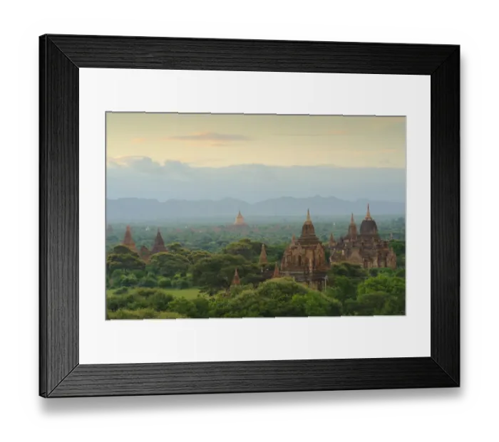 Framed Print : Temples in Old Bagan, UNESCO World Heritage, Mandalay State, Myanmar, Burma Framed Print : Temples in Old Bagan, UNESCO World Heritage, Mandalay State, Myanmar, Burma