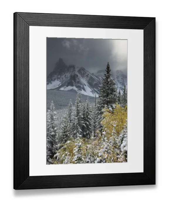 Framed Print : The Valley of the Ten Peaks, after recent snowfall, Banff National Park, Alberta, Canada