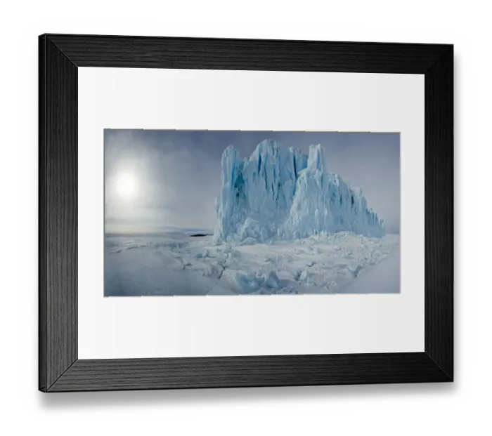 Framed Print : Glacier rising up out of sea ice with ice crack visible, Ross Sea, Antarctica, November Framed Print : Glacier rising up out of sea ice with ice crack visible, Ross Sea, Antarctica, November