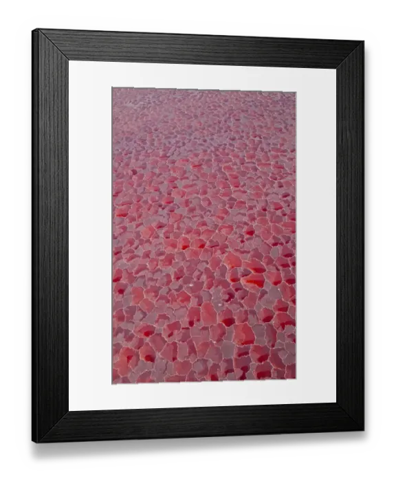 Framed Print : Aerial view of Lake Natron, Rift Valley, Tanzania, Africa, August 2009