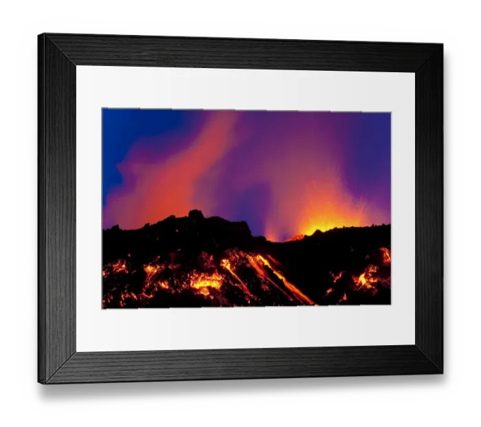 Framed Print : Volcanic eruption, Eyjafjallajokull, near the Myrdalsjokull glacier, South Iceland Framed Print : Volcanic eruption, Eyjafjallajokull, near the Myrdalsjokull glacier, South Iceland
