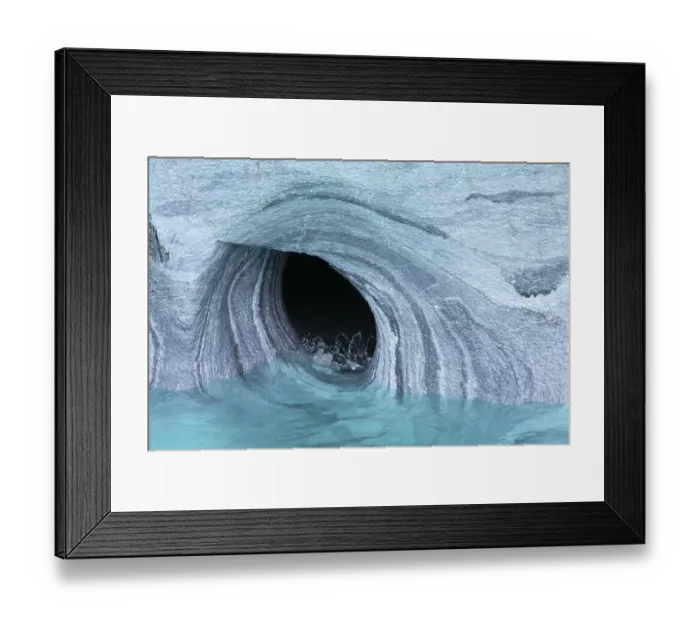 Framed Print : The Marble Cathedrals - marble rocks dissolved and sculpted by water. Rio Tranquilo Framed Print : The Marble Cathedrals - marble rocks dissolved and sculpted by water. Rio Tranquilo