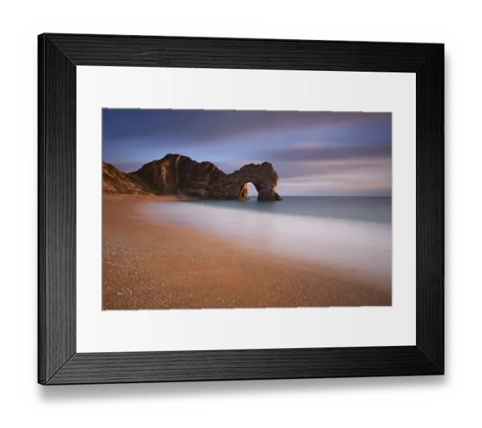 Framed Print : Durdle Door on the Jurassic Coast of Dorset. England, November 2010