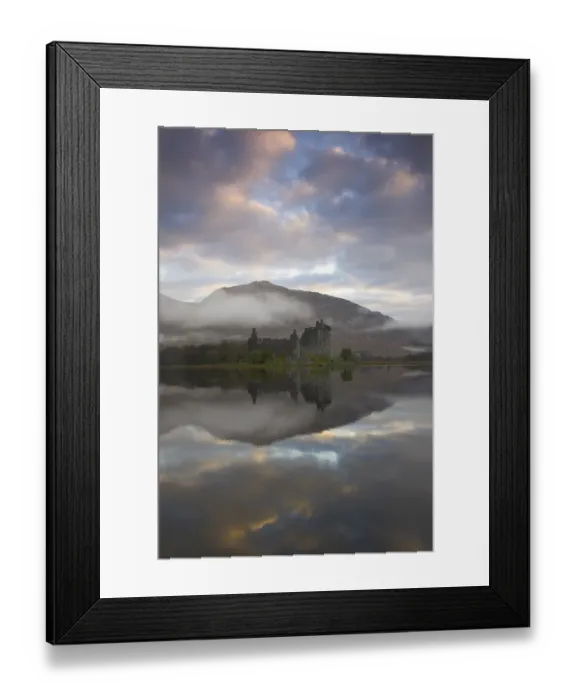 Framed Print : Kilchurn Castle on Loch Awe at dawn, Strathclyde, Scotland, UK, April 2011 Framed Print : Kilchurn Castle on Loch Awe at dawn, Strathclyde, Scotland, UK, April 2011