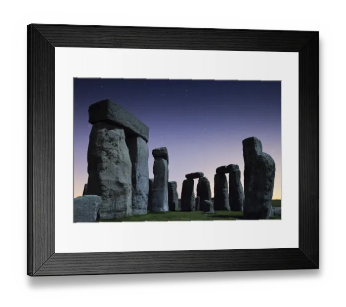 Framed Print : Close up of Stonehenge stones at night, Wiltshire, England, Uk, September 2009 Framed Print : Close up of Stonehenge stones at night, Wiltshire, England, Uk, September 2009
