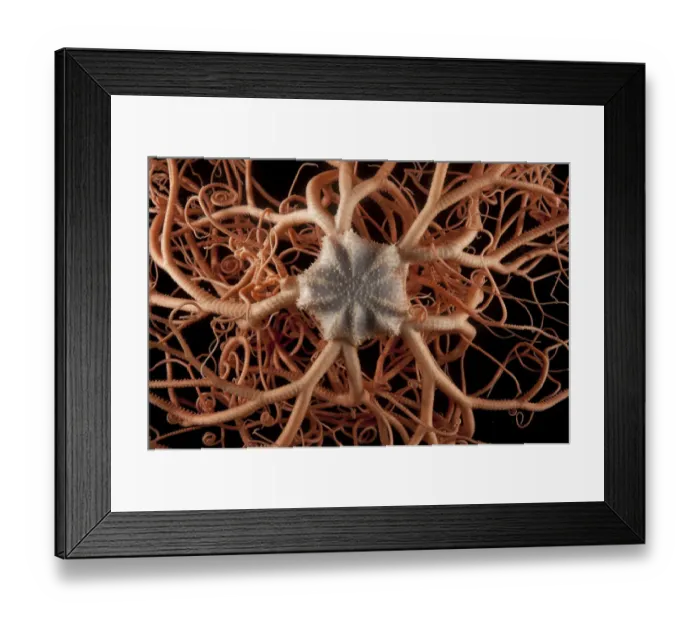 Framed Print : Close up of deepsea Basket star (Gorgonocephalus sp) from coral seamount, SW Indian Ridge Framed Print : Close up of deepsea Basket star (Gorgonocephalus sp) from coral seamount, SW Indian Ridge