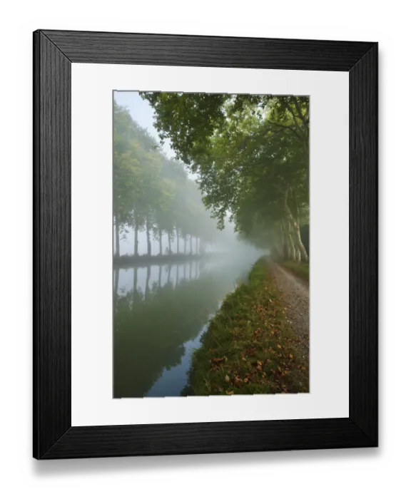 Framed Print : The Canal du Midi near Castelnaudary, Languedoc-Rousillon, France. September 2011 Framed Print : The Canal du Midi near Castelnaudary, Languedoc-Rousillon, France. September 2011