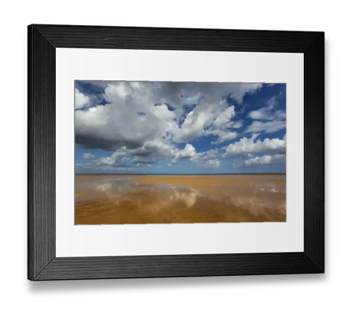 Framed Print : Holkham beach at low tide, Norfolk, UK August Framed Print : Holkham beach at low tide, Norfolk, UK August