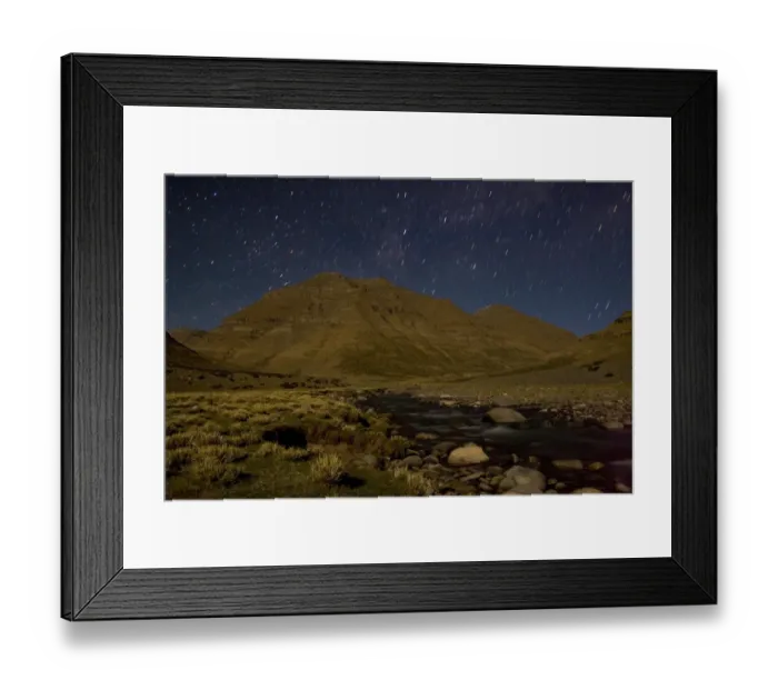 Framed Print : Nightime long exposure of the Zhong Chu river below Zutruphuk Monastery, Mount Kailash Framed Print : Nightime long exposure of the Zhong Chu river below Zutruphuk Monastery, Mount Kailash