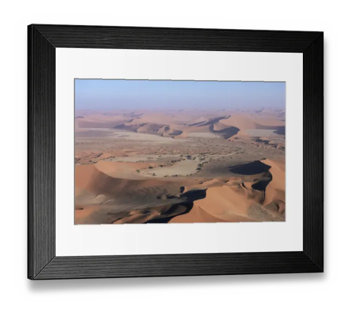 Framed Print : Aerial view of Sossusvlei, Namib desert, Namibia, South Africa Framed Print : Aerial view of Sossusvlei, Namib desert, Namibia, South Africa