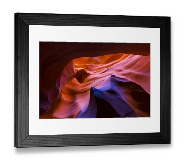 Framed Print : Eroded sandstone patterns on walls of Lower Canyon, Antelope Canyon, Page, Arizona Framed Print : Eroded sandstone patterns on walls of Lower Canyon, Antelope Canyon, Page, Arizona