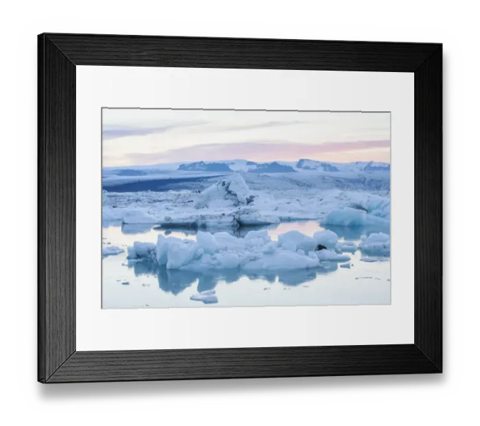 Framed Print : End of the Vatnajokull glacier melting into Jokulsarlon glacial lake, Iceland, July 2012 Framed Print : End of the Vatnajokull glacier melting into Jokulsarlon glacial lake, Iceland, July 2012
