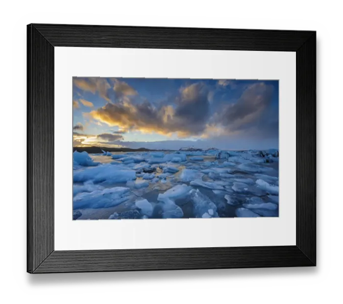 Framed Print : Ice floating on Jokulsarlon glacial lake, Vatnajokull glacier, Iceland, November 2012 Framed Print : Ice floating on Jokulsarlon glacial lake, Vatnajokull glacier, Iceland, November 2012