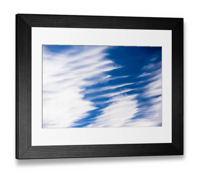 Framed Print : Cirrus clouds displaying wind shear, Brechin, Scotland, UK, September Framed Print : Cirrus clouds displaying wind shear, Brechin, Scotland, UK, September