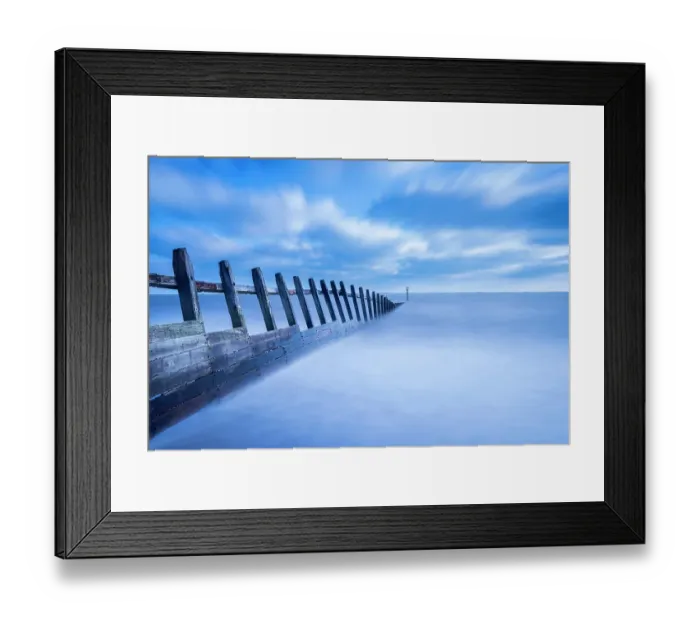 Framed Print : RF - Groyne at Dawlish Warren, Devon, UK. January 2016 Framed Print : RF - Groyne at Dawlish Warren, Devon, UK. January 2016