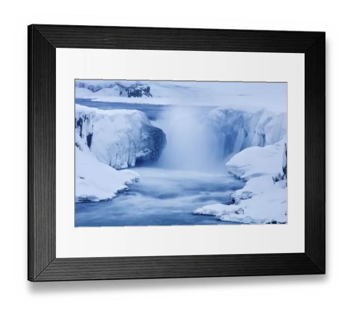 Framed Print : Selfoss in winter, Vatnajokull National Park, Northeast Iceland, March 2016 Framed Print : Selfoss in winter, Vatnajokull National Park, Northeast Iceland, March 2016