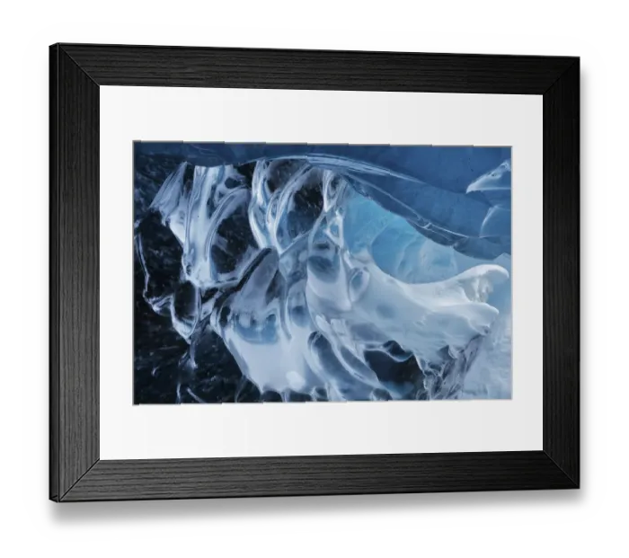 Framed Print : Ice cave beneath the Breidemerkurjokull glacier, eastern Iceland, March 2015 Framed Print : Ice cave beneath the Breidemerkurjokull glacier, eastern Iceland, March 2015