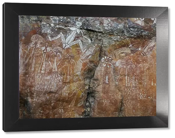 Aboriginal rock art, Anbangbang Gallery, Nourlangie Ranges, Kakadu National Park