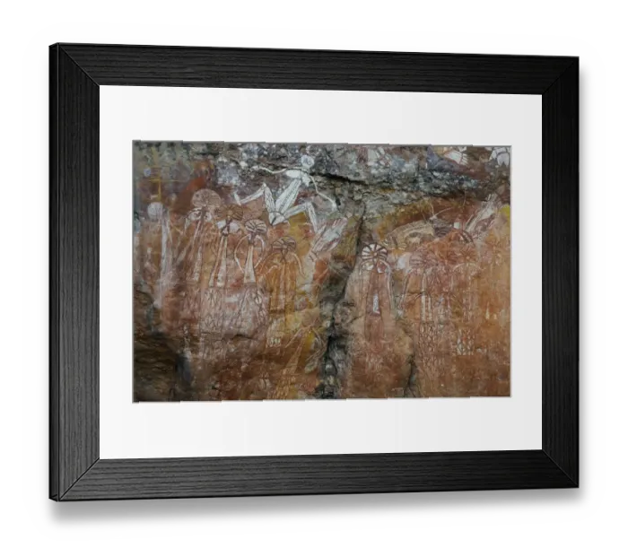 Framed Print : Aboriginal rock art, Anbangbang Gallery, Nourlangie Ranges, Kakadu National Park Framed Print : Aboriginal rock art, Anbangbang Gallery, Nourlangie Ranges, Kakadu National Park
