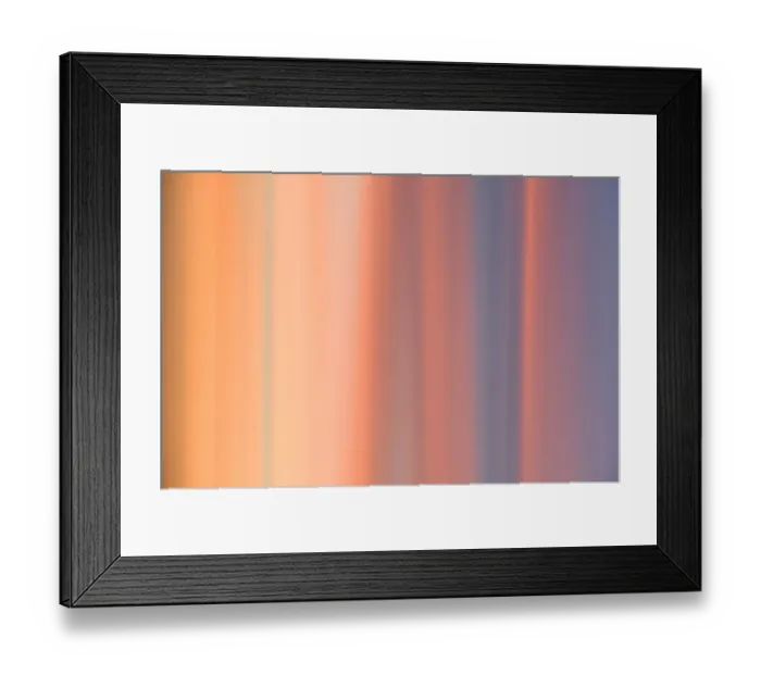 Framed Print : Bands of colour created by clouds at dusk, Tartumaa, Estonia, May Framed Print : Bands of colour created by clouds at dusk, Tartumaa, Estonia, May