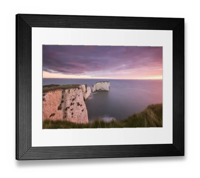 Framed Print : Old Harry Rocks at dawn, looking towards the Isle of Wight, Studland, Dorset, England, UK Framed Print : Old Harry Rocks at dawn, looking towards the Isle of Wight, Studland, Dorset, England, UK