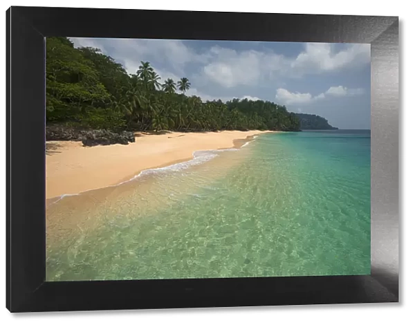 Beach at the north of Principe Island, Democratic Republic of Sao Tome and Principe