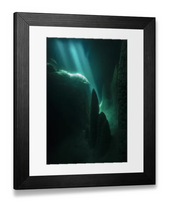 Framed Print : Under water in the Abismo Anhumas or Anhumas Abyss. This is a 80 metre deep lake Framed Print : Under water in the Abismo Anhumas or Anhumas Abyss. This is a 80 metre deep lake