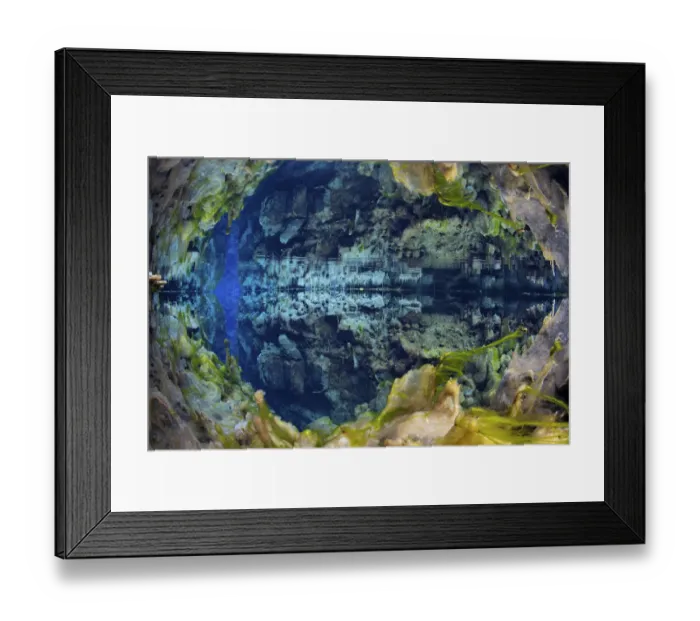 Framed Print : Crack of the continental drift between the North American and Eurasian Plates at Thingvellir Framed Print : Crack of the continental drift between the North American and Eurasian Plates at Thingvellir