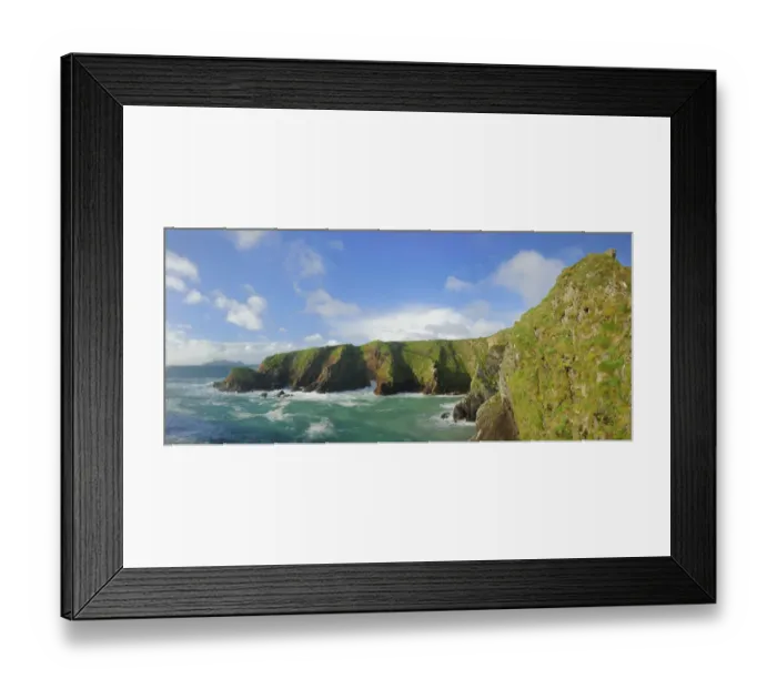 Framed Print : Blasker sound, vierwed form Blasket Island Boat station, Dingle Peninsula, County Kerry Framed Print : Blasker sound, vierwed form Blasket Island Boat station, Dingle Peninsula, County Kerry