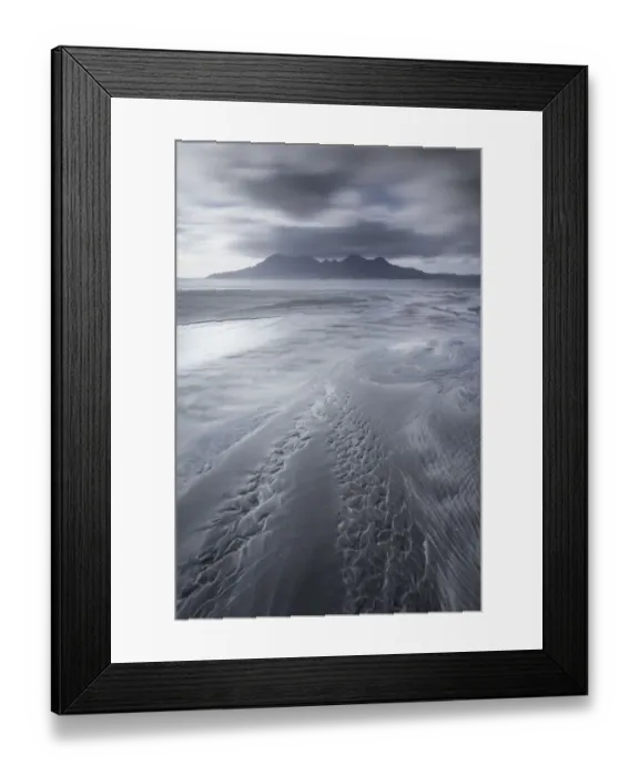 Framed Print : Isle of Rum at sunset viewed from Eigg, Scotland, April 2013 Framed Print : Isle of Rum at sunset viewed from Eigg, Scotland, April 2013