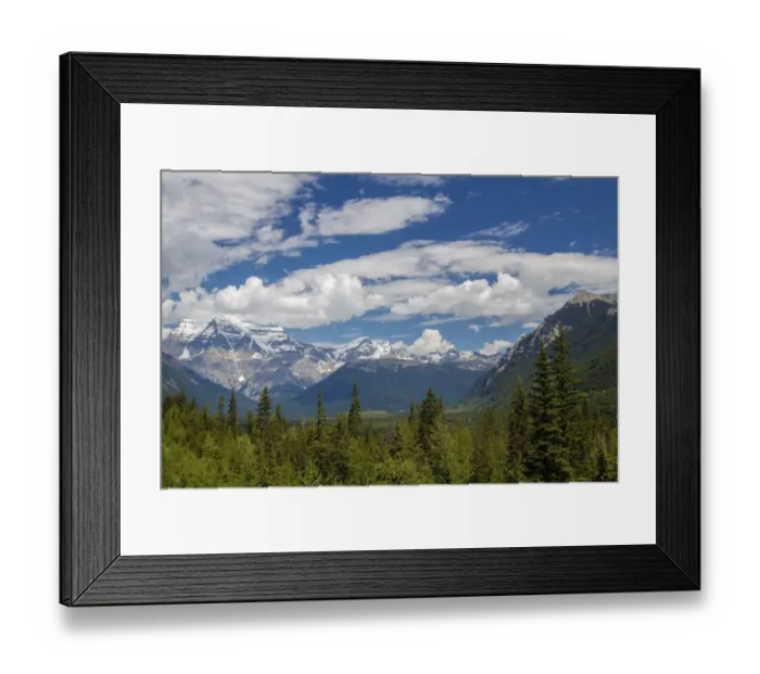 Framed Print : Mount Robson, the highest peak in the Canadian Rockies, Mount Robson Provincial Park Framed Print : Mount Robson, the highest peak in the Canadian Rockies, Mount Robson Provincial Park