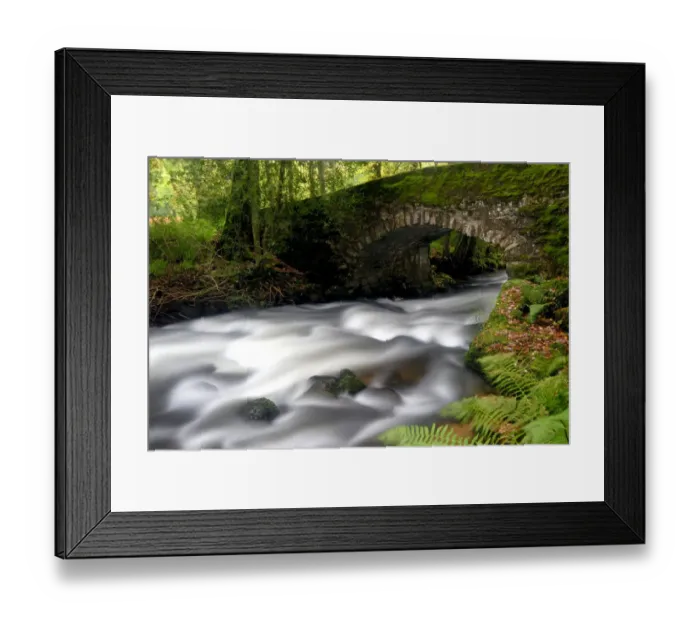 Framed Print : Bridge over the The River Dart near Buckland in the Moor, Dartmoor National Park, Devon Framed Print : Bridge over the The River Dart near Buckland in the Moor, Dartmoor National Park, Devon