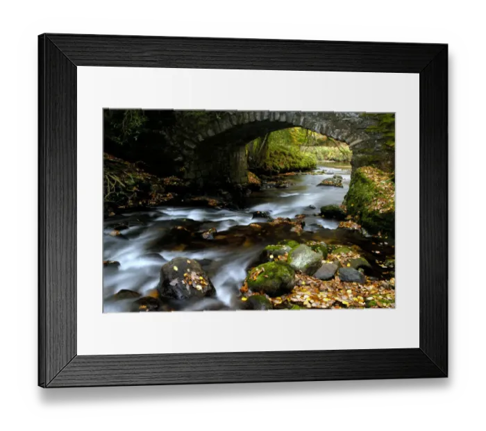 Framed Print : Bridge over the River Dart, Dartmoor NP, Devon, UK Framed Print : Bridge over the River Dart, Dartmoor NP, Devon, UK